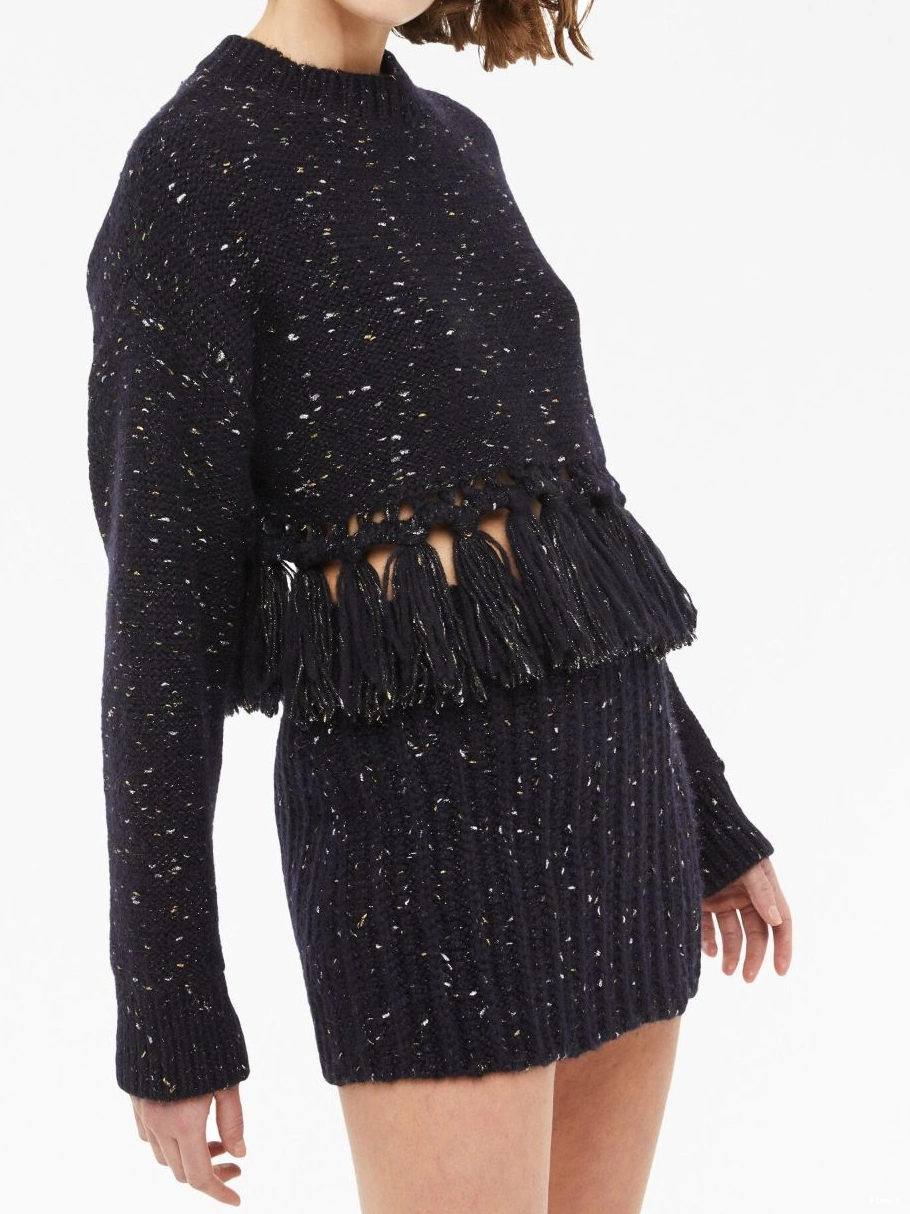 Affordable speckle-knit tasselled The Alanui jumper Astral Women 0804